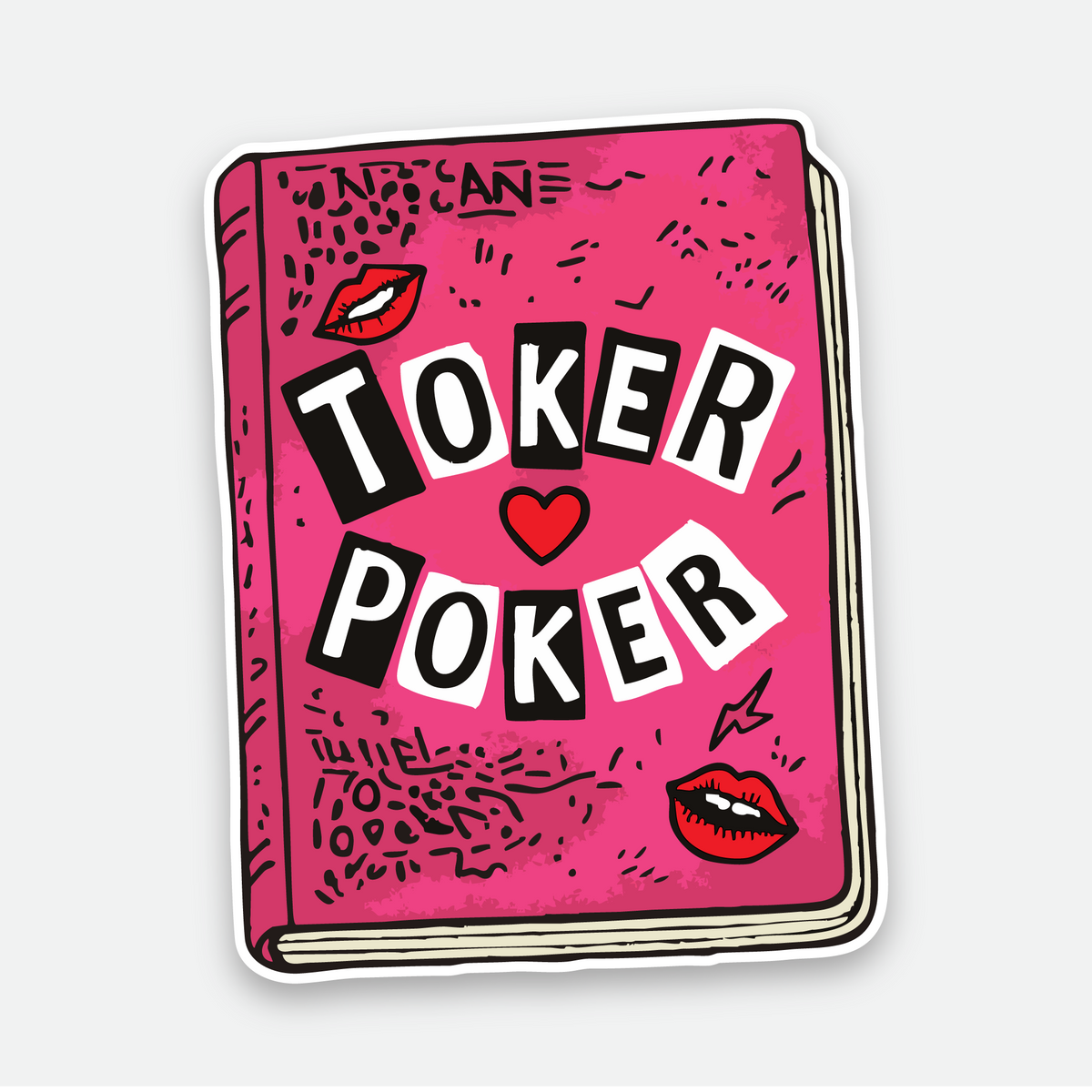 Toker Poker Sticker